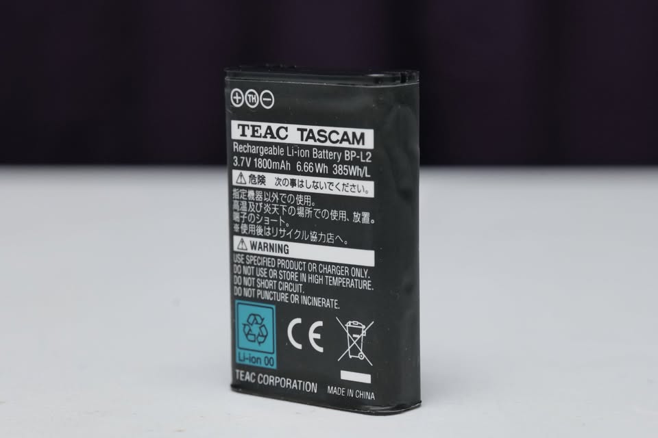 Batería Original Tascam BPL2 para Tascam DR-1 y Tascam DR-100. (M6).