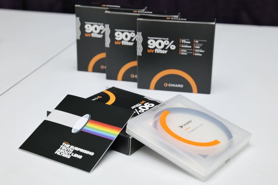 Filtro UV CHIARO 77mm. Valor de transmisión 90% (M4).