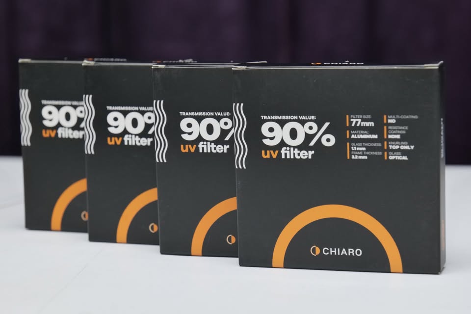 Filtro UV CHIARO 77mm. Valor de transmisión 90% (M4).