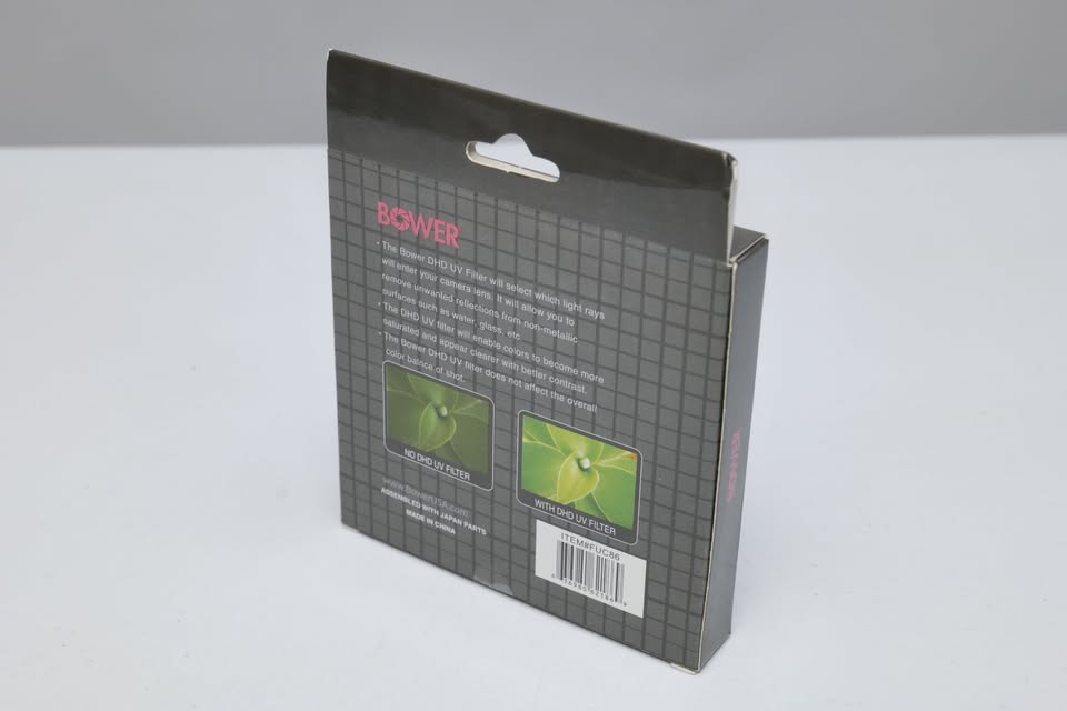 Filtro UV 86mm Bower. Digital High Definition. (M9).