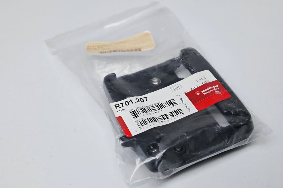 Plate de Trípode Manfrotto R701, 207 original. 701HDV Nuevo! (M8).