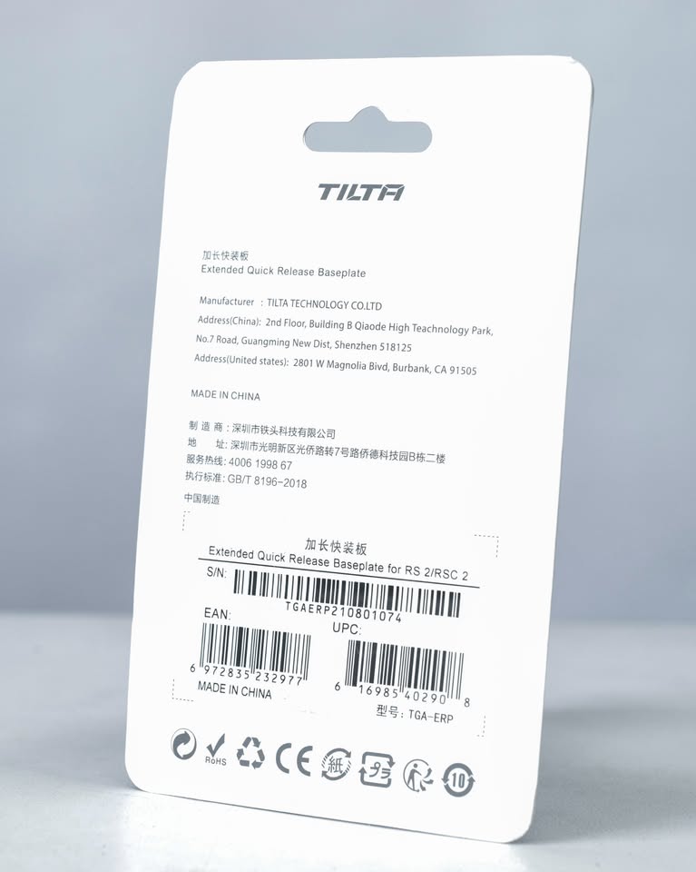 Tilta Extended Quick Release Baseplate nuevo y sellado.