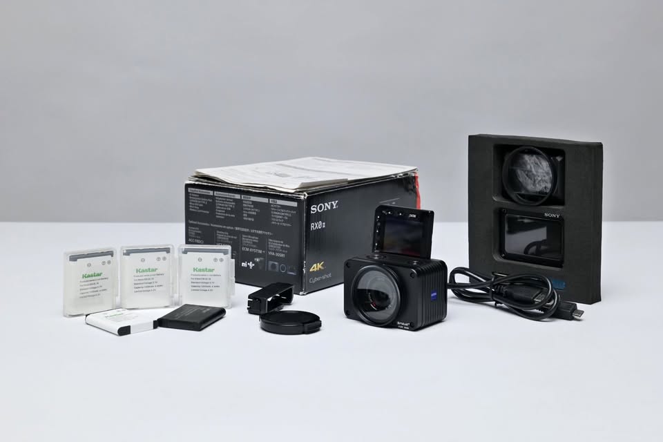 Cámara profesional Sony RX0 Mark ii 4K + Extras!