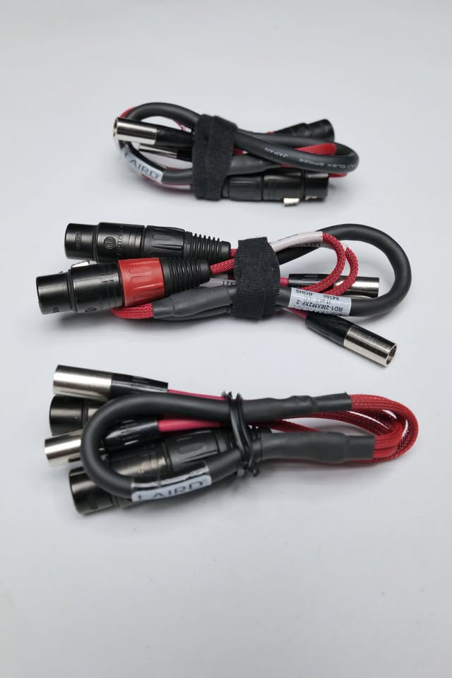 Cable Adaptador LAIRD DIGITAL CINEMA Mini XLR-M a XLR-F (Mogami + Neutrik) RD1-2MXM2XF-6. 