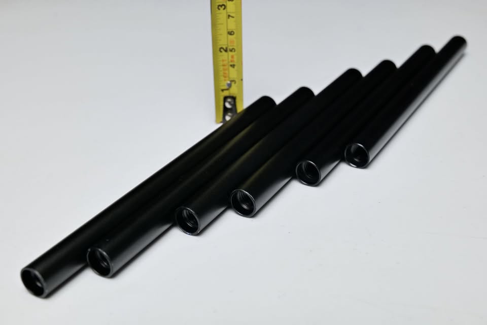 Tubos / Caños / Rods (15mm rods) 15.5cm de largo.