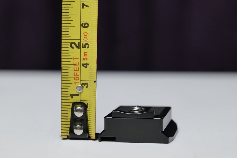 Galleta / Placa / Plate Arca Swiss de 4.4cm largo para Ronin RS3 Mini.
