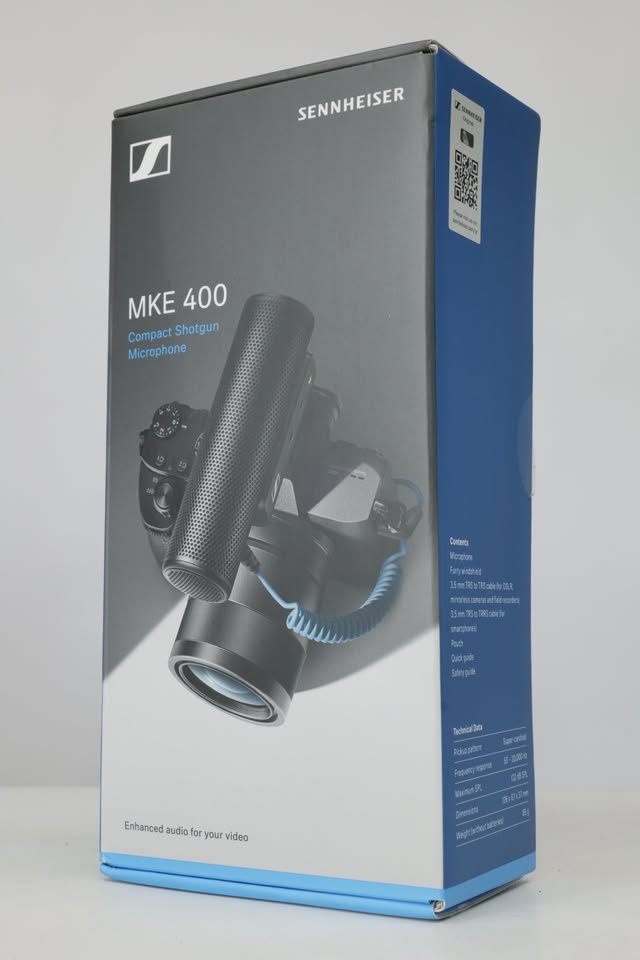 Micrófono Shotgun SENNHEISER MKE400 MKII.