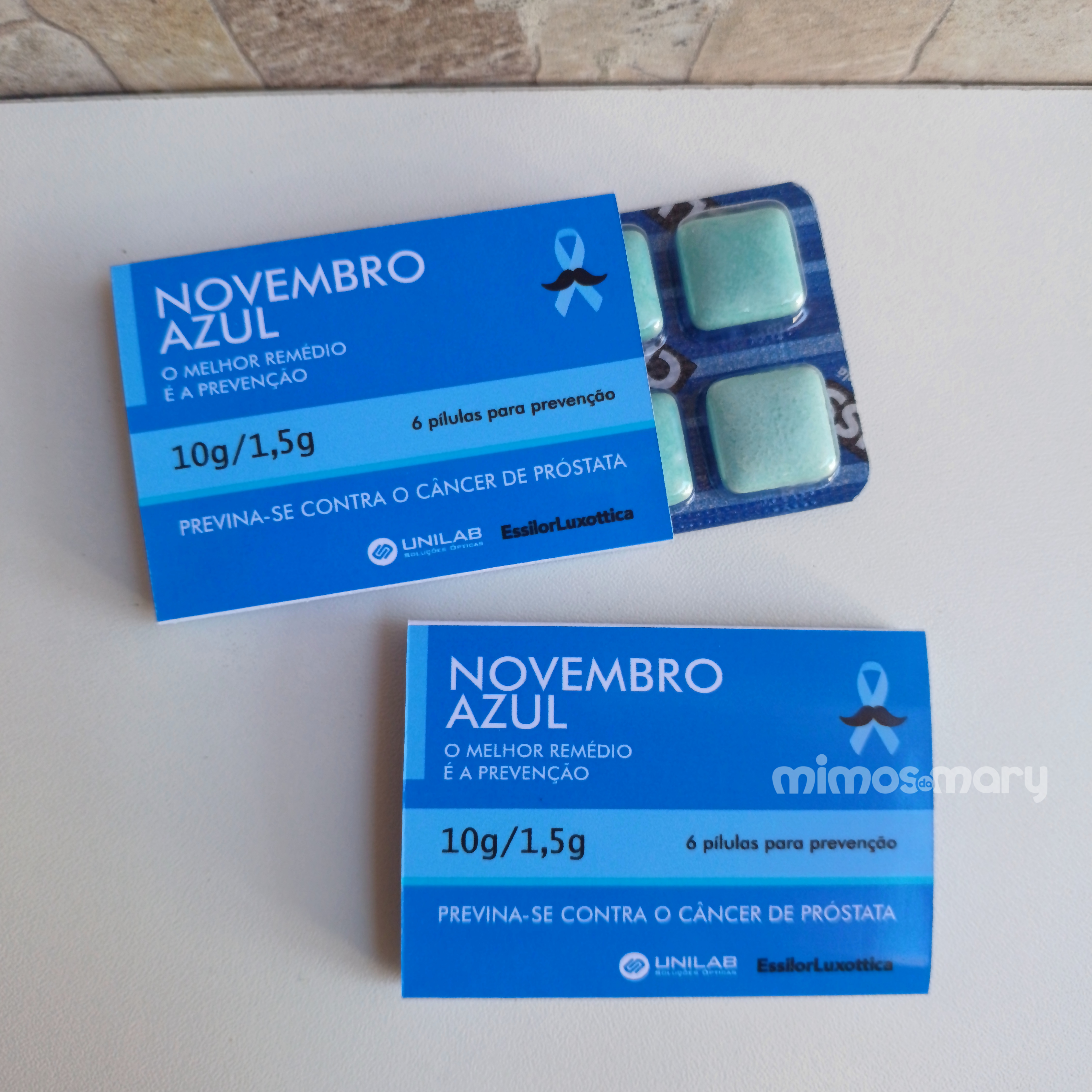 Caixeta com 6 Chicletes