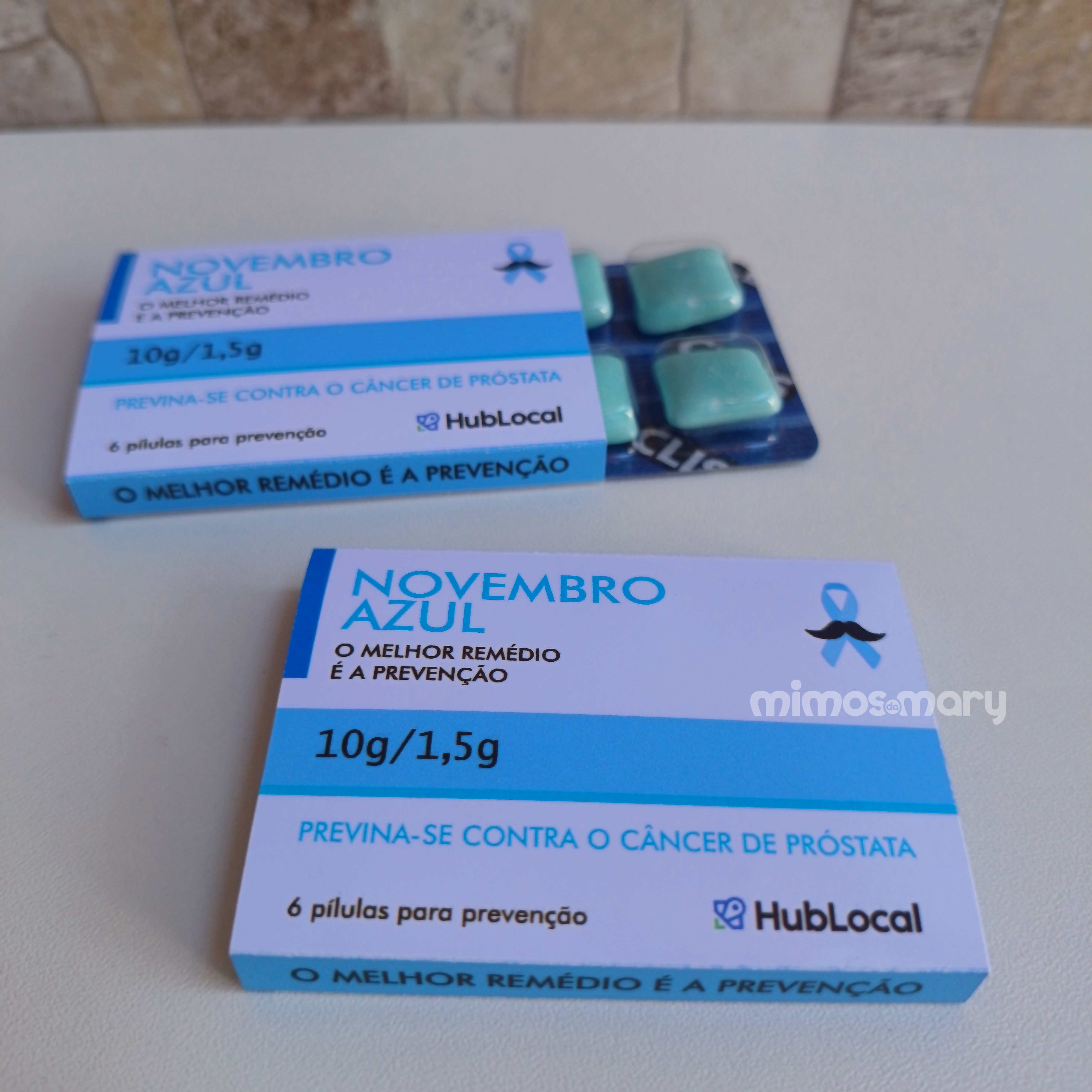 Caixeta com 6 Chicletes