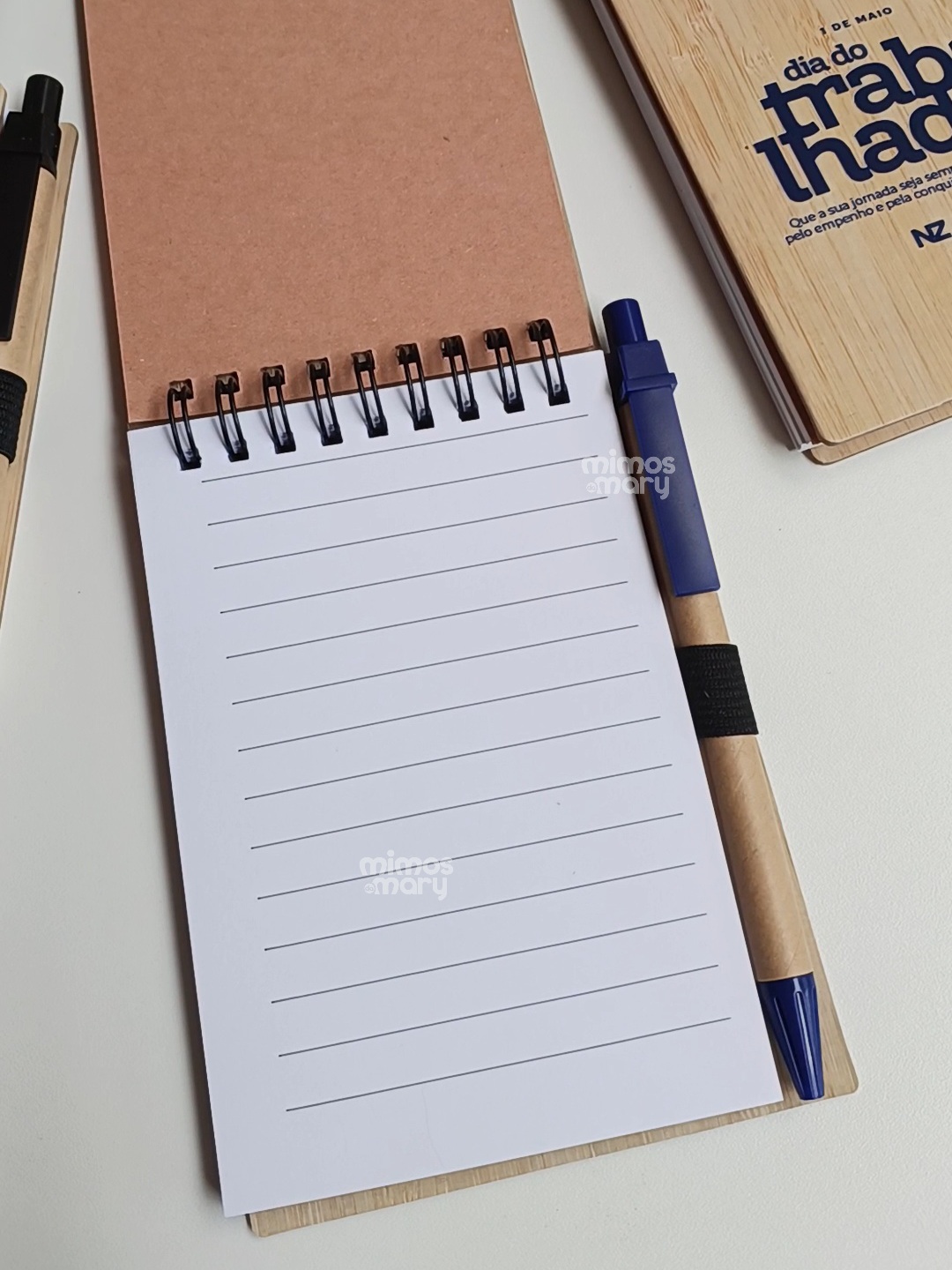 Bloco Ecológico com Caneta - Edição Dia do Trabalhador