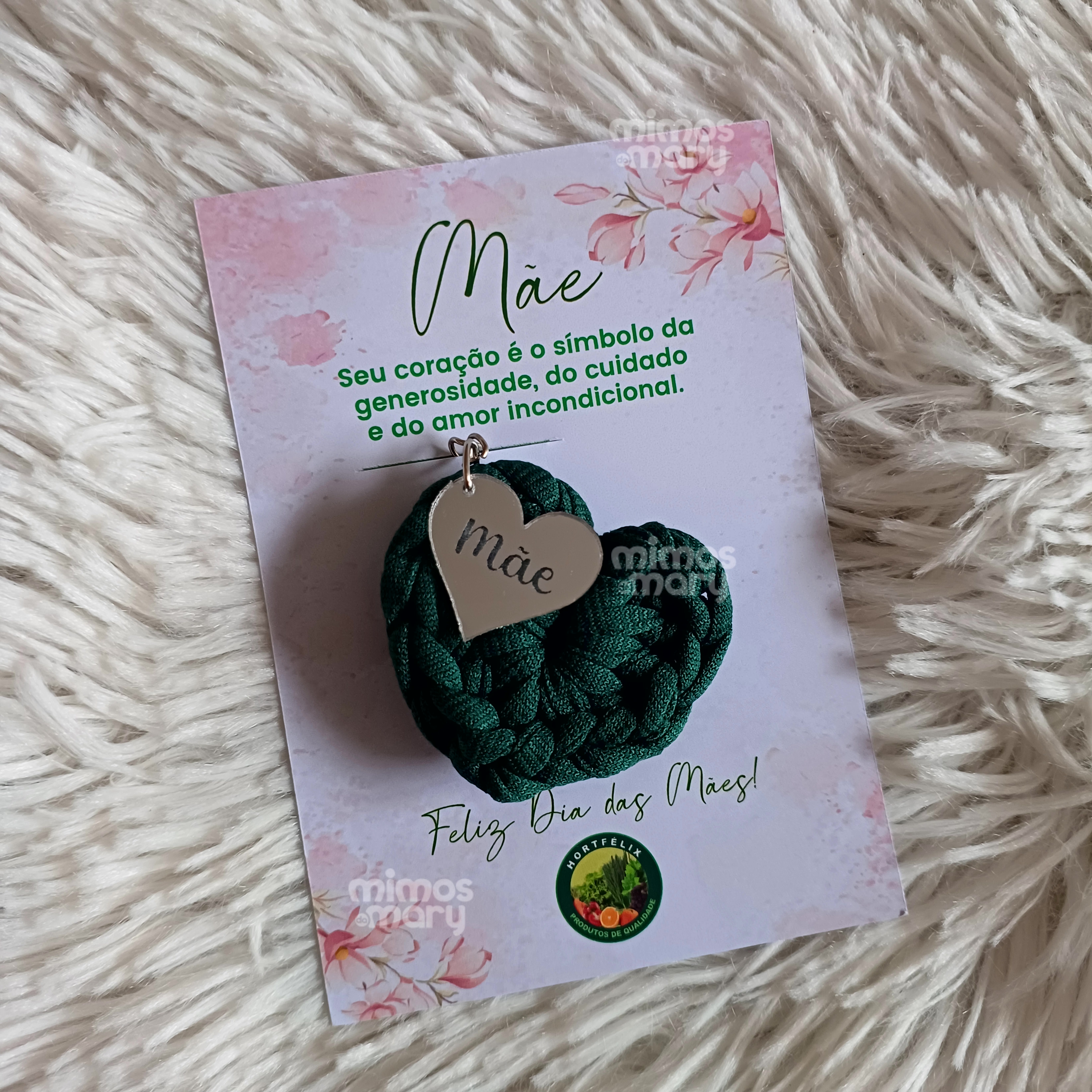 Chaveiro Coração - Especial Dia das Mães