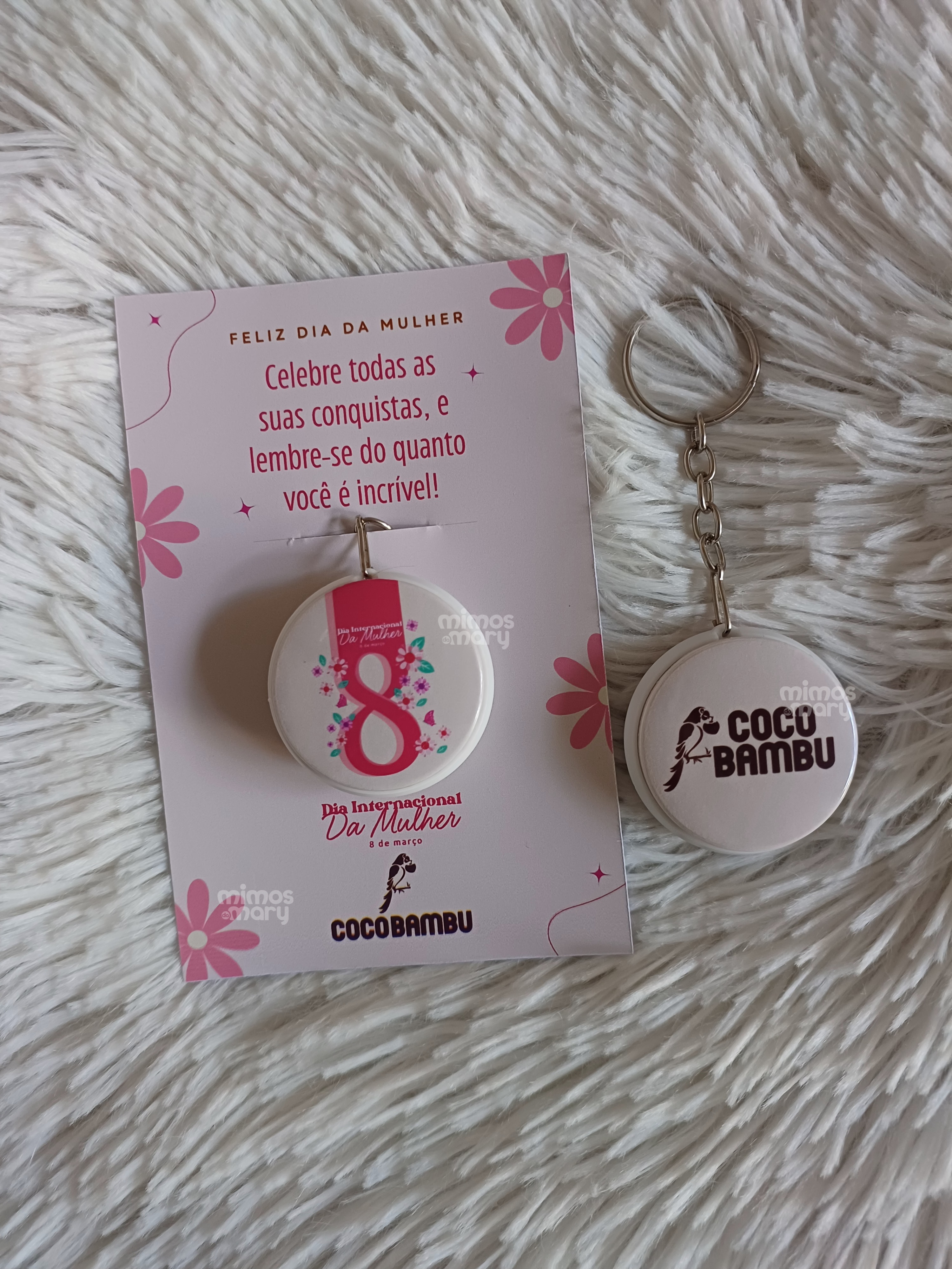  Chaveiro Afeto - Especial Dia da Mulher