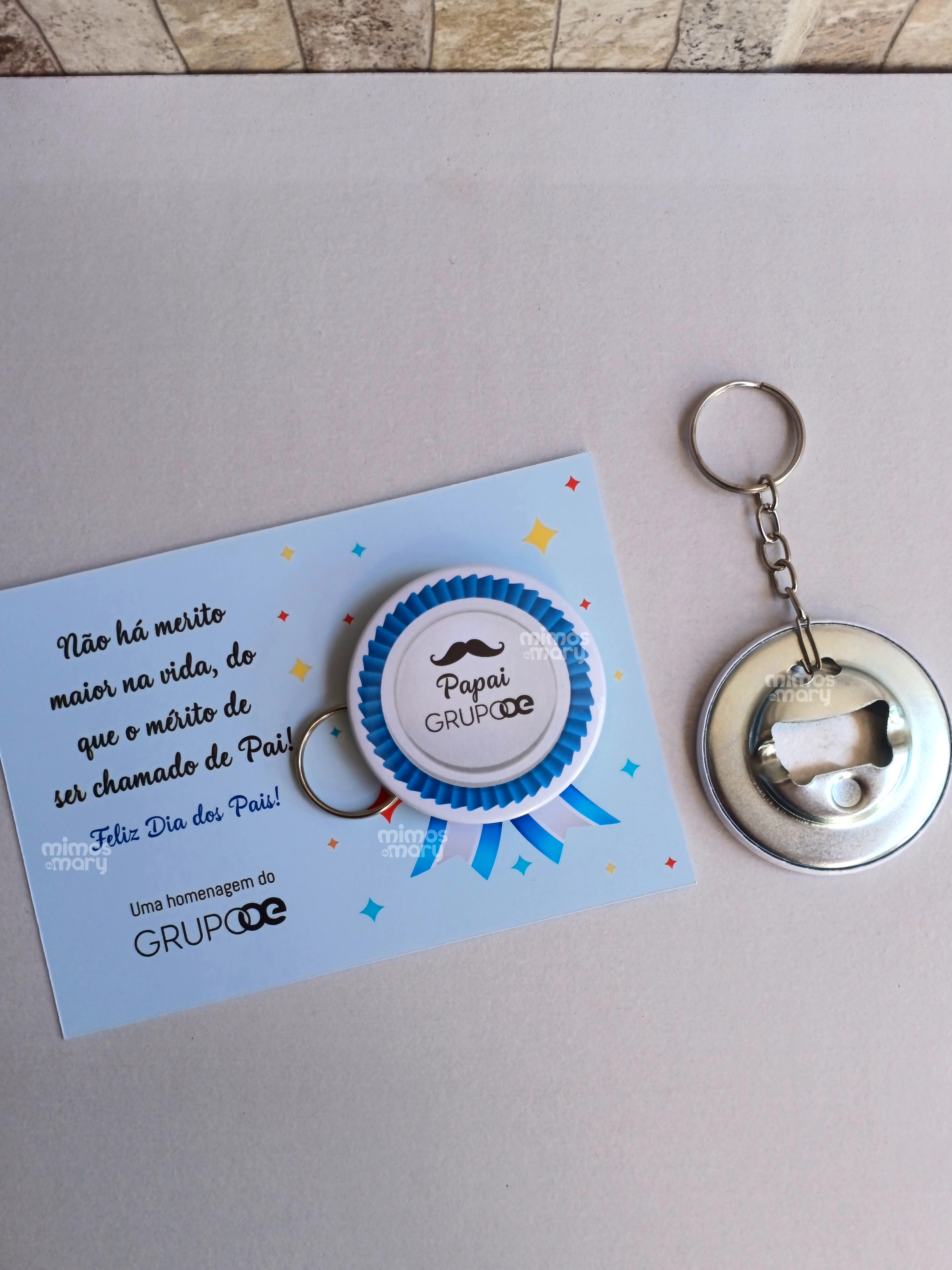 Chaveiro Medalha Abridor – Especial Dia dos Pais