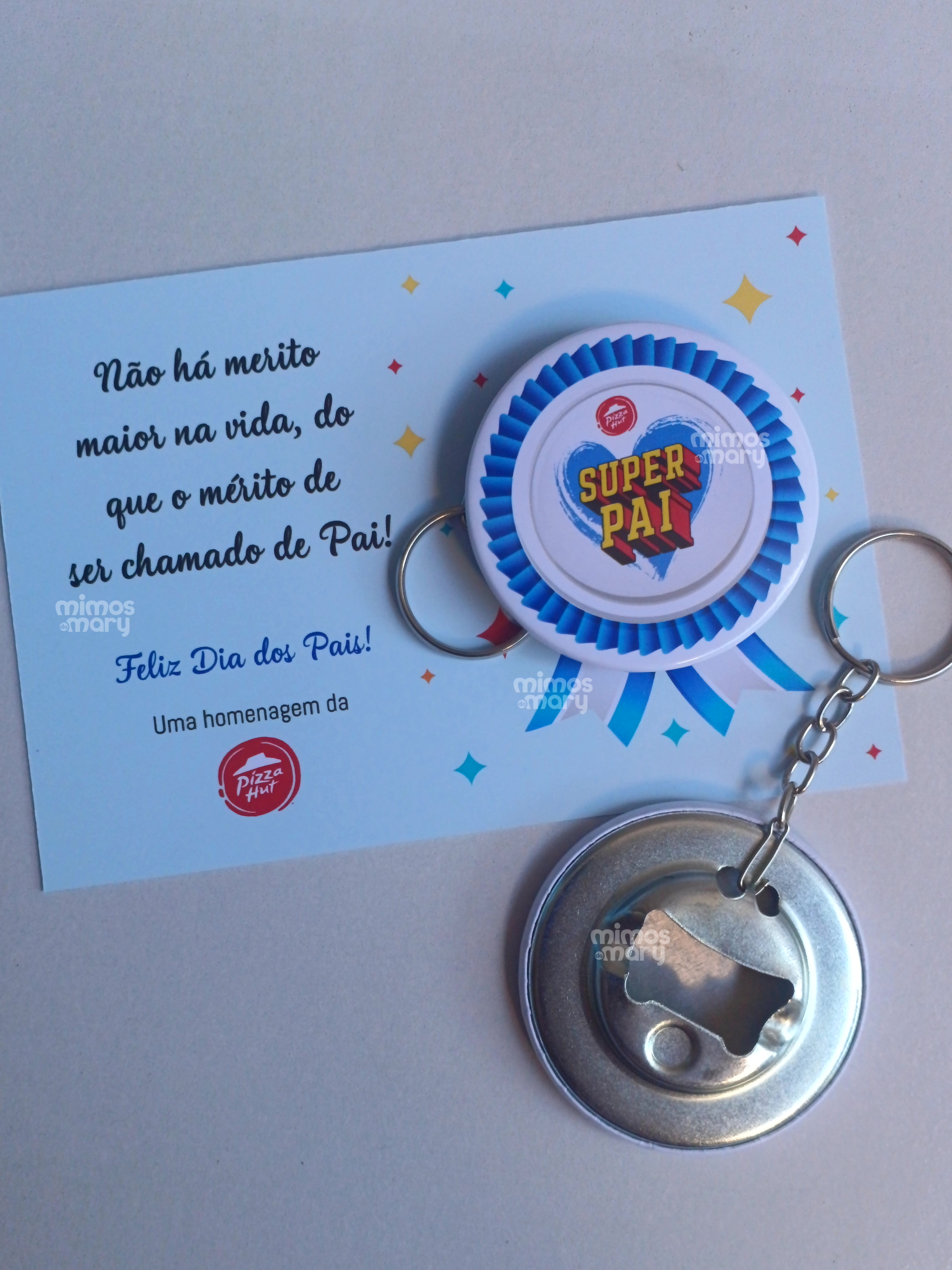 Chaveiro Medalha Abridor – Especial Dia dos Pais