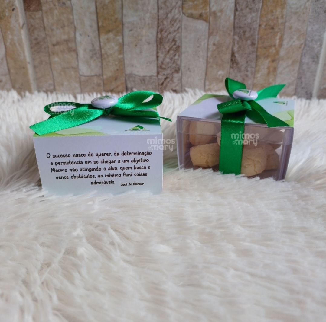 Caixa Acrílica Gourmet com Sequilhos