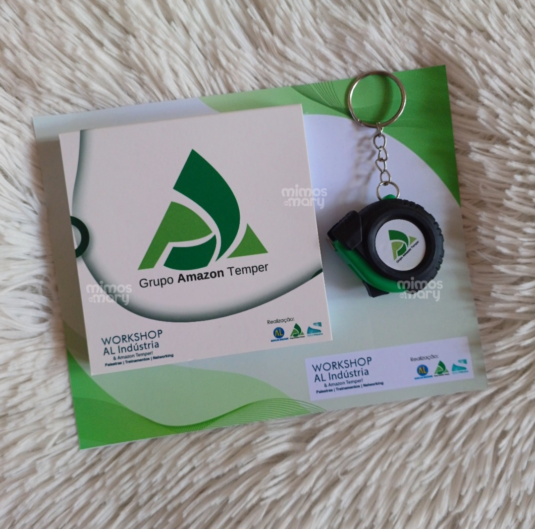 Kit Workshop - Bloco + Chaveiro trena