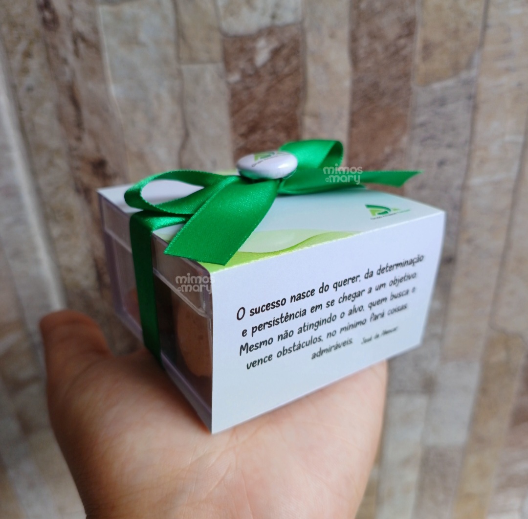 Caixa Acrílica Gourmet com Sequilhos