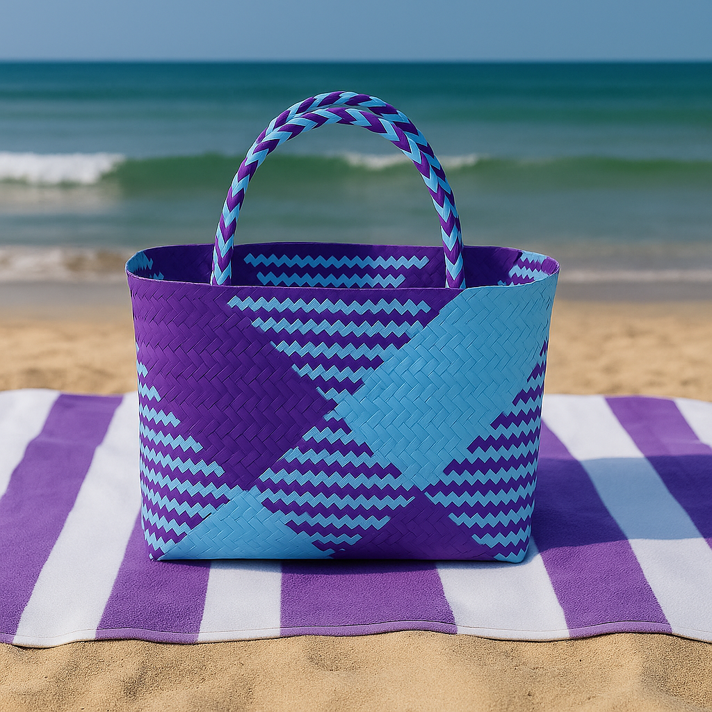 Jali Beach Bags – Handmade from Recycled Plastic