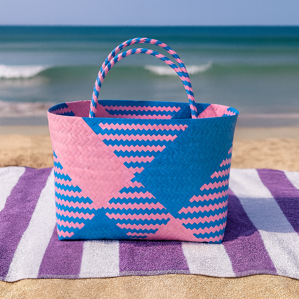 Jali Beach Bags – Handmade from Recycled Plastic