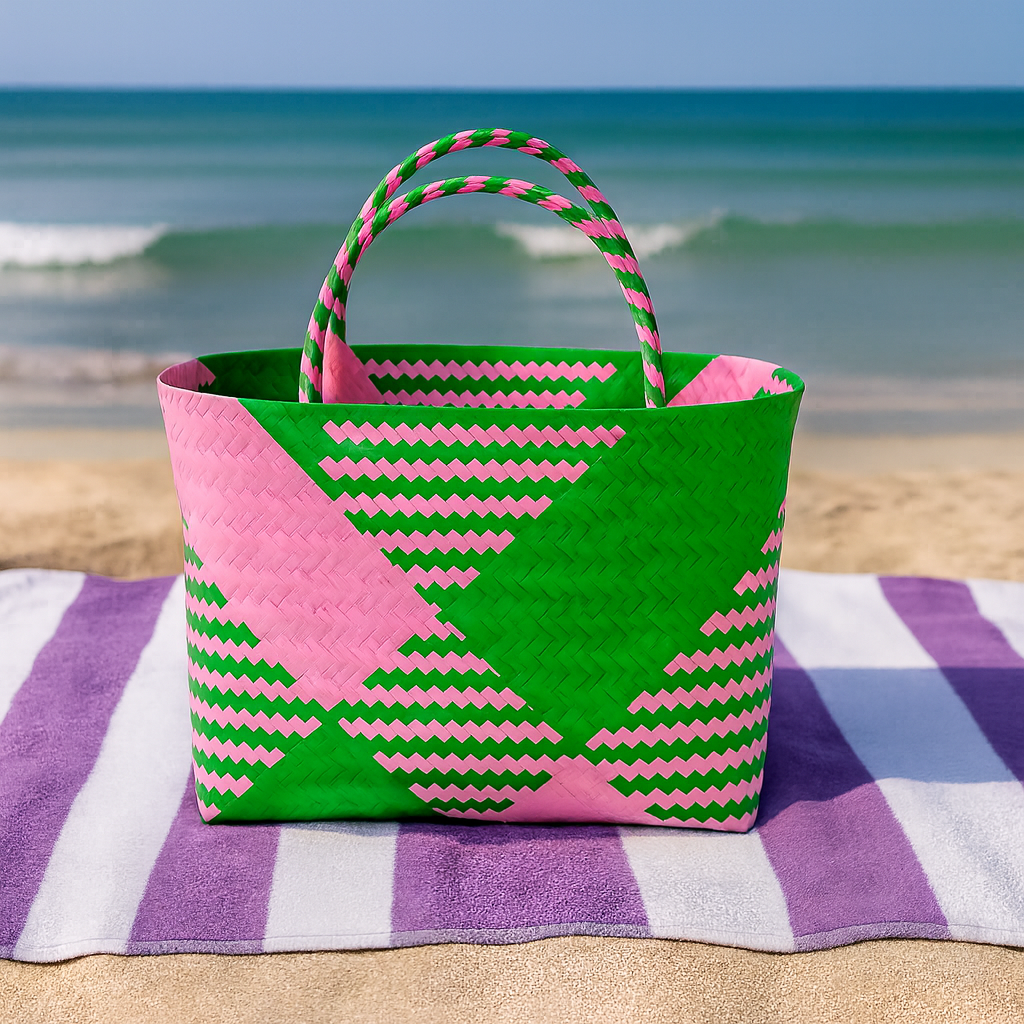 Jali Beach Bags – Handmade from Recycled Plastic