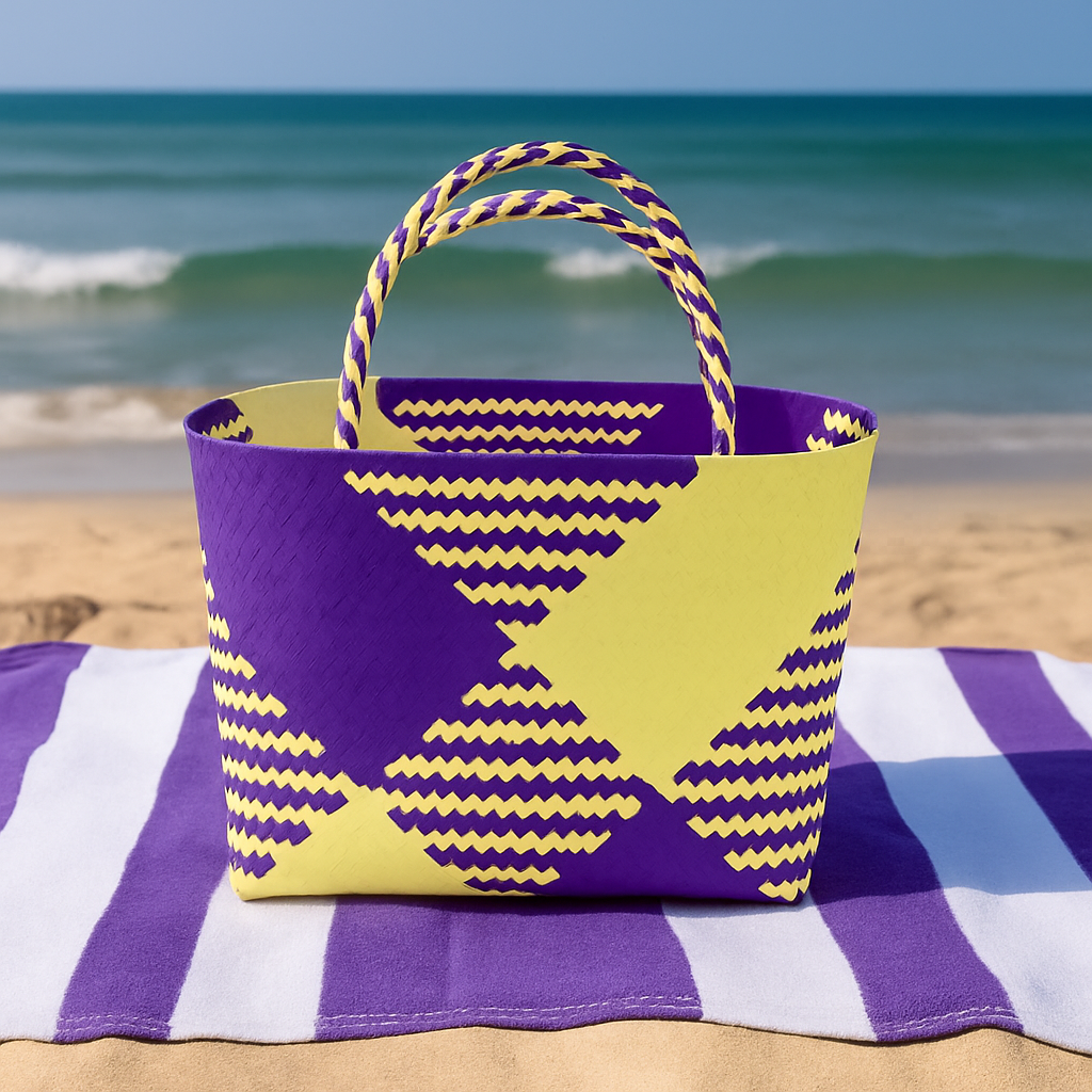Jali Beach Bags – Handmade from Recycled Plastic