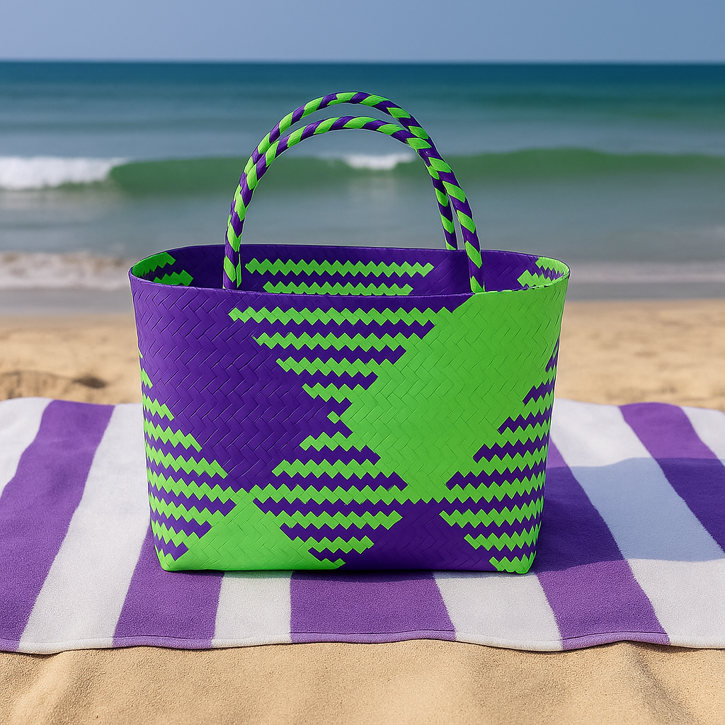 Jali Beach Bags – Handmade from Recycled Plastic