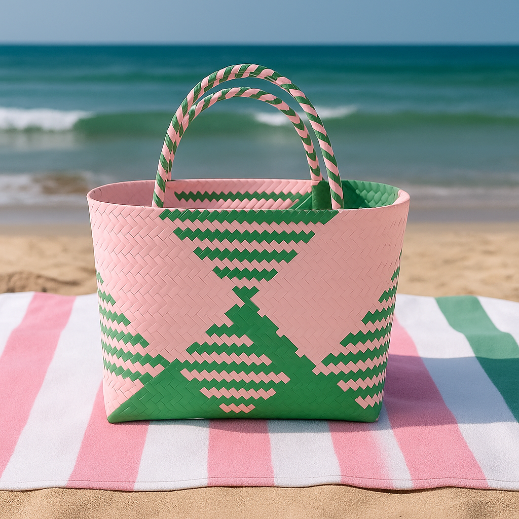 Jali Beach Bags – Handmade from Recycled Plastic