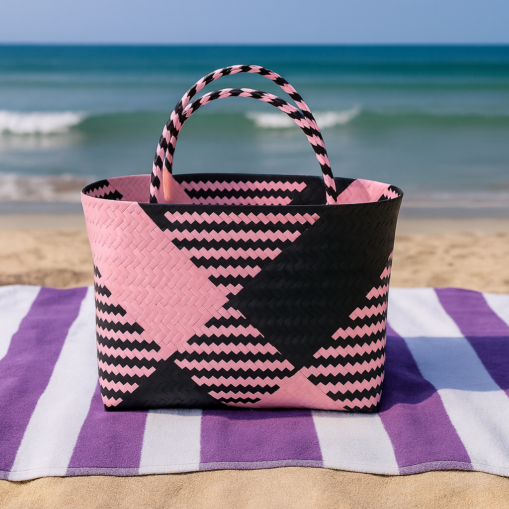 Jali Beach Bags – Handmade from Recycled Plastic
