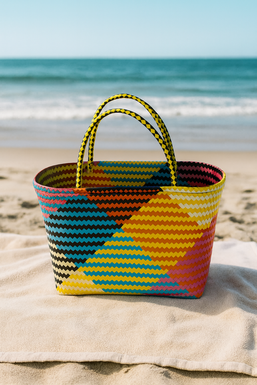 Jali Beach Bags – Handmade from Recycled Plastic