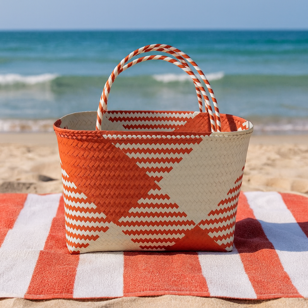 Jali Beach Bags – Handmade from Recycled Plastic