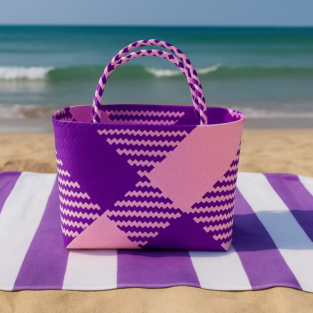 Jali Beach Bags – Handmade from Recycled Plastic