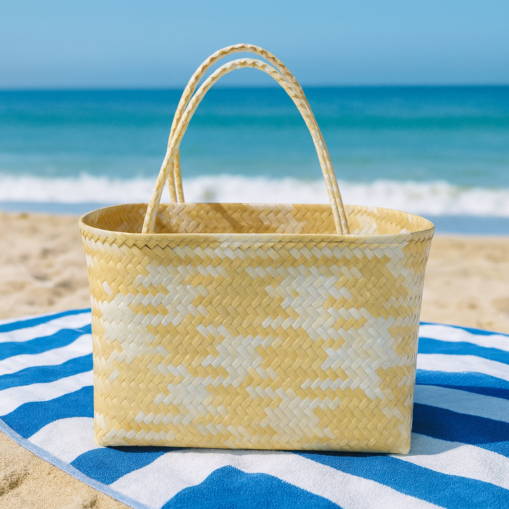 Jali Beach Bags – Handmade from Recycled Plastic