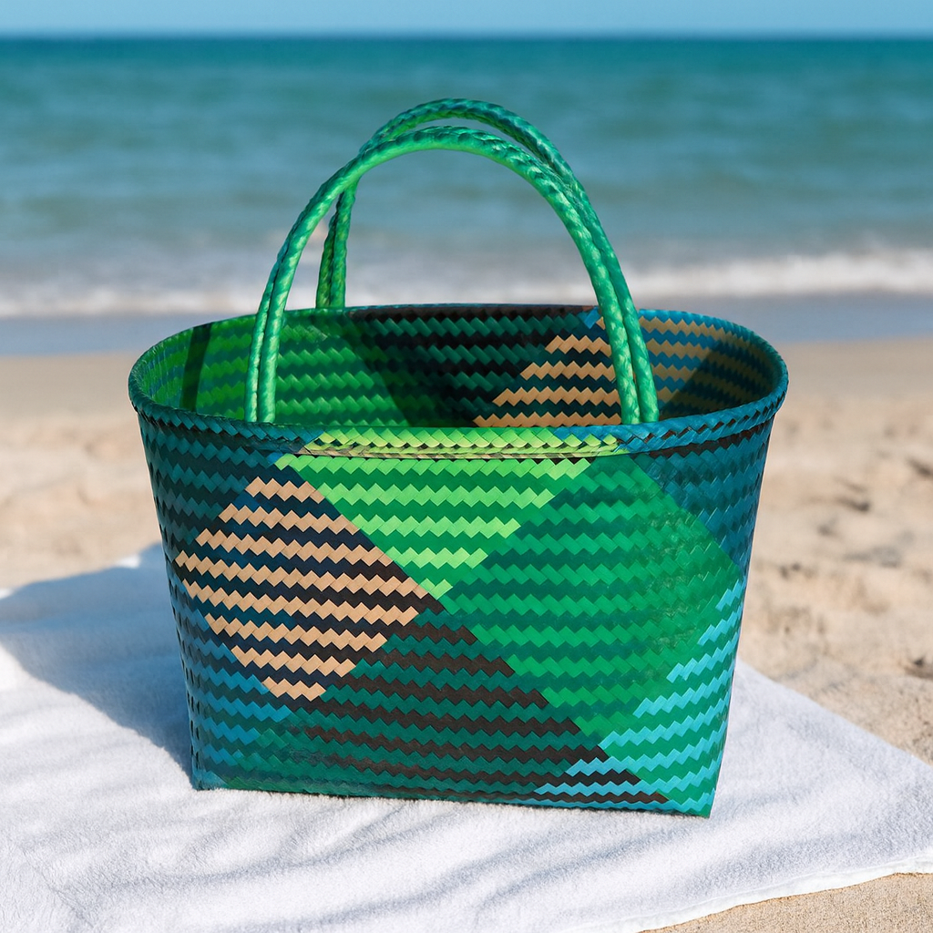 Jali Beach Bags – Handmade from Recycled Plastic
