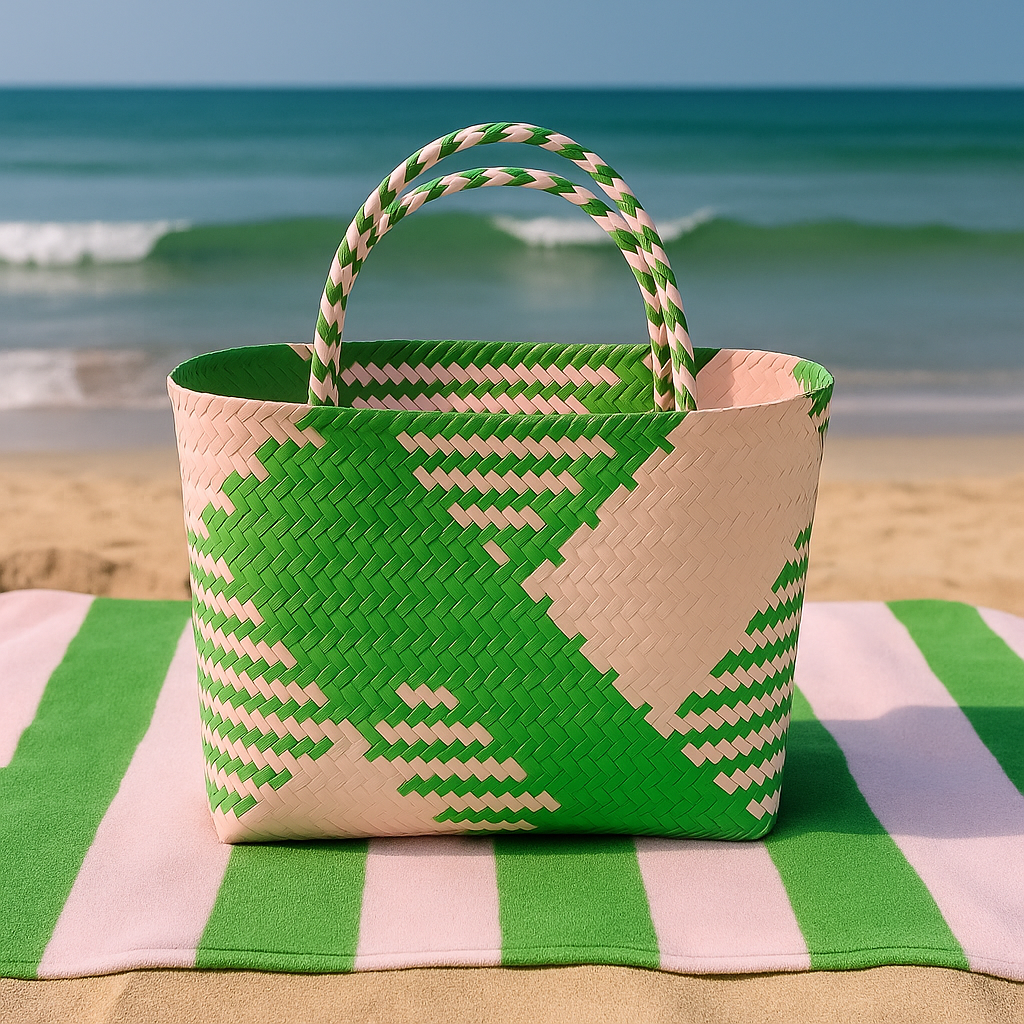 Jali Beach Bags – Handmade from Recycled Plastic