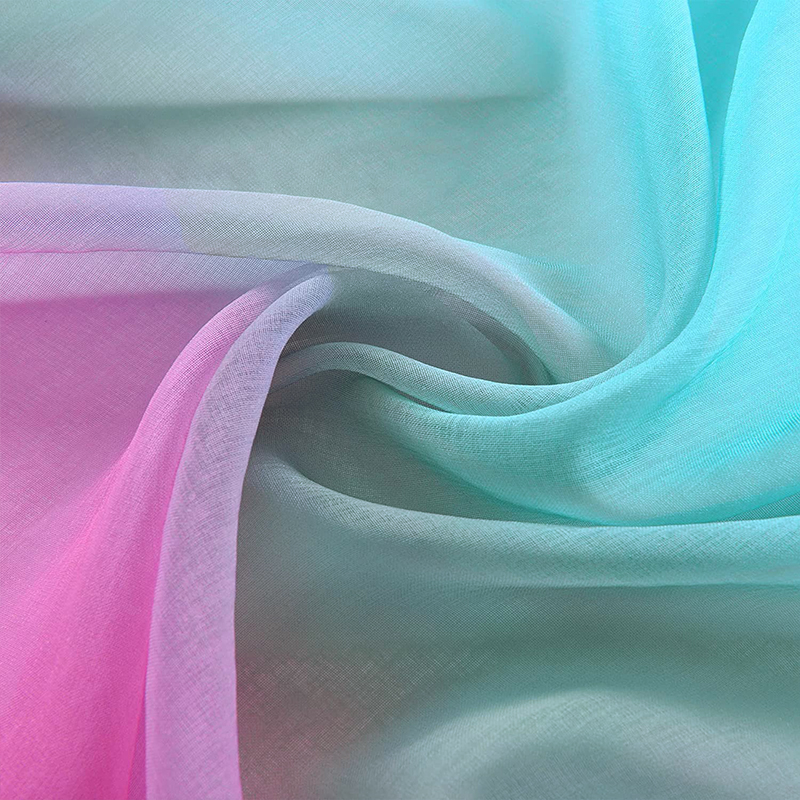 Plain Solid Fade Color Simple Polyester Semi-Transparent Light Filtering Sheer Curtains , Soft Smooth Lightweight Sheer Panels Drapes Curtains for Bedroom Living Room Office Home Decor