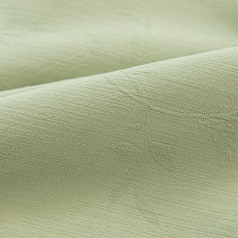 【OC-YQH】Solid Color Soft Chenille Jacquard Plants Rattan Texture Heavy High Blackout Curtain Fabric, Soundproof Soft Modern Simple Style Customizable Living Room Bedroom Curtains