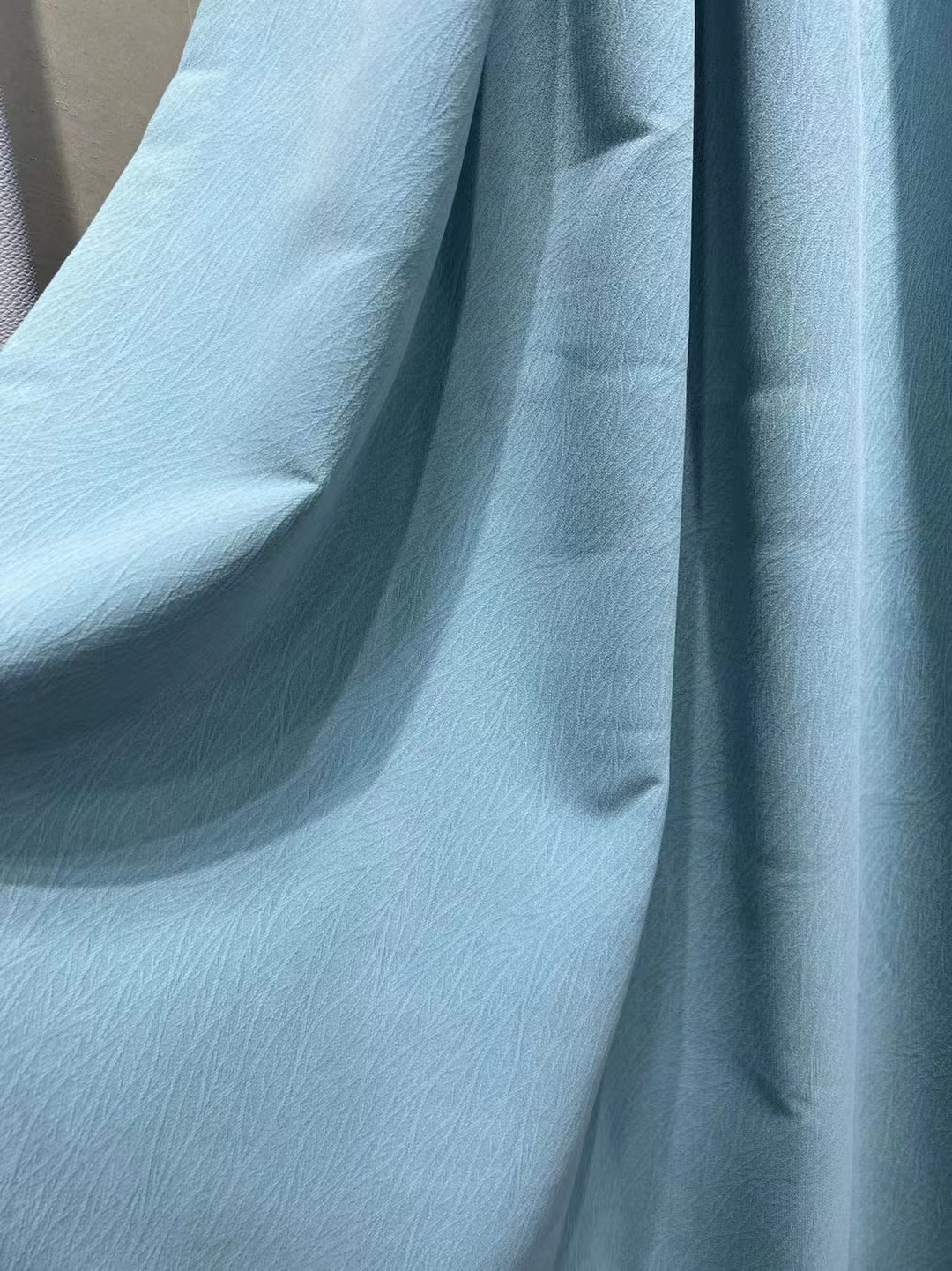 【OC-ZSYR】Solid Color Soft Chenille Jacquard Leaves Texture Heavy High Blackout Curtain Fabric, Soundproof Soft Modern Simple Style Customizable Living Room Bedroom Curtains