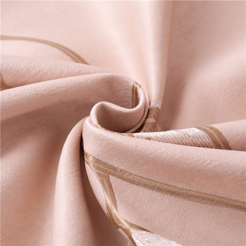 【TY-LSTH】Cheap Jacquard Floral Texture Curtain Fabric, Simple Style Customizable Living Room Bedroom Curtains