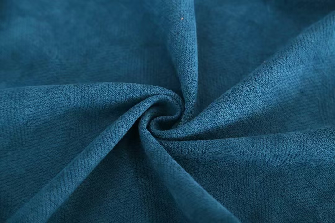 【HD-1】Luxury High-end European Blue Floral Pattern Embroidered Curtain Fabrics,Soundproof  Customizable Living Room Bedroom Curtains