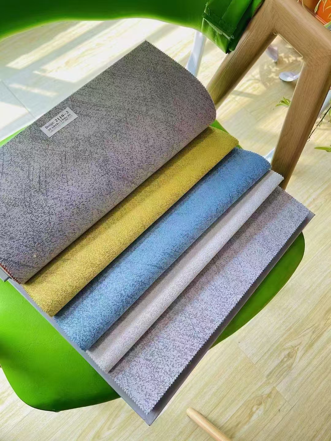 【SY-2110】 Solid Color Jacquard Simple Line Texture Composite Simple 100% Full Blackout Curtain Fabric,Soundproof Modern Style Customizable Living Room Bedroom Curtains