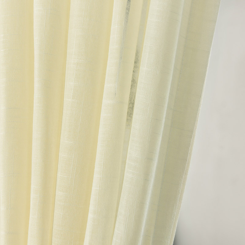 【SHEER-YJ01】|GSM:130|Blackout rate:Semitransparent|Material:Linen|Process: