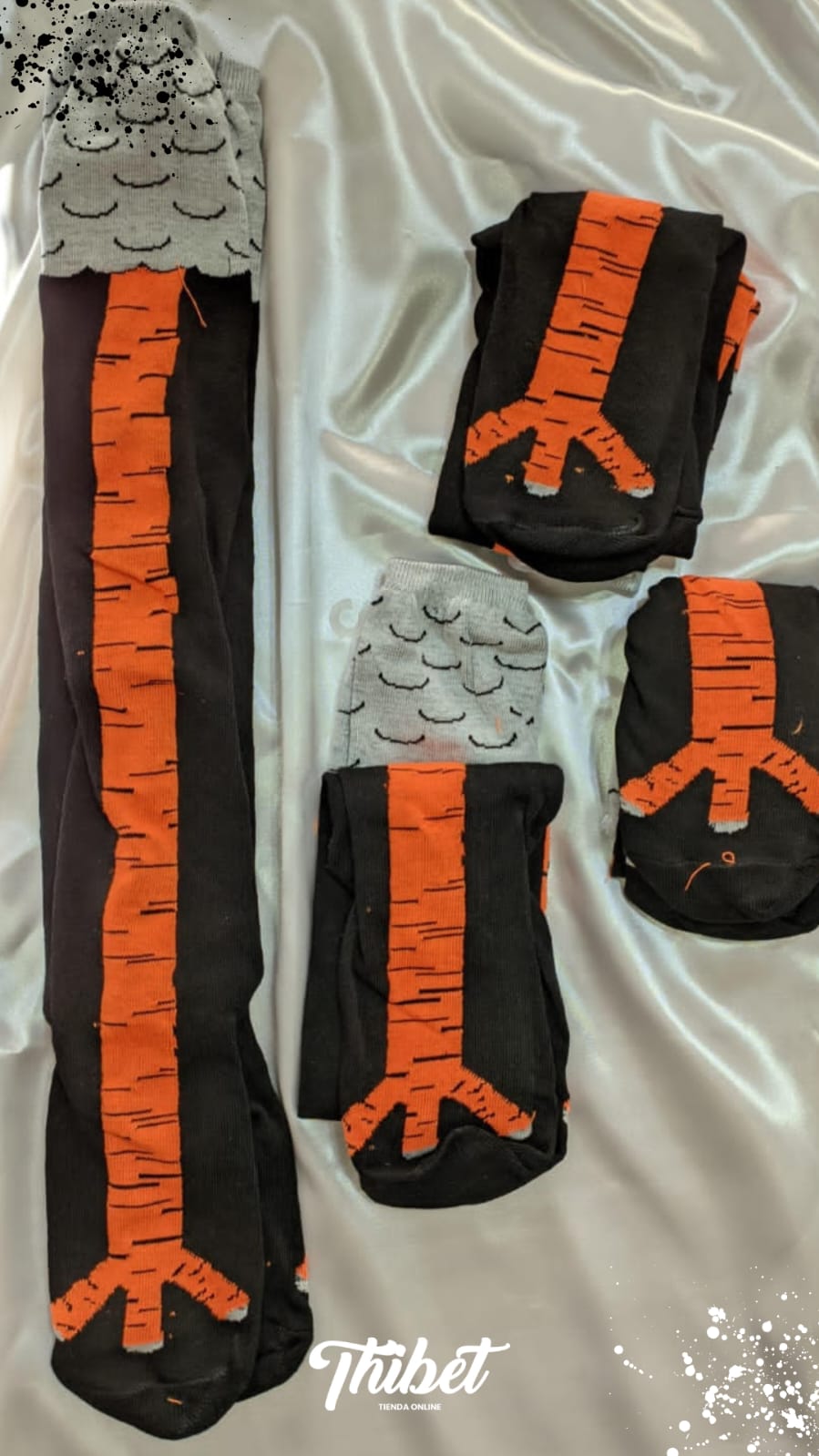 Medias largas Patas de ñandú