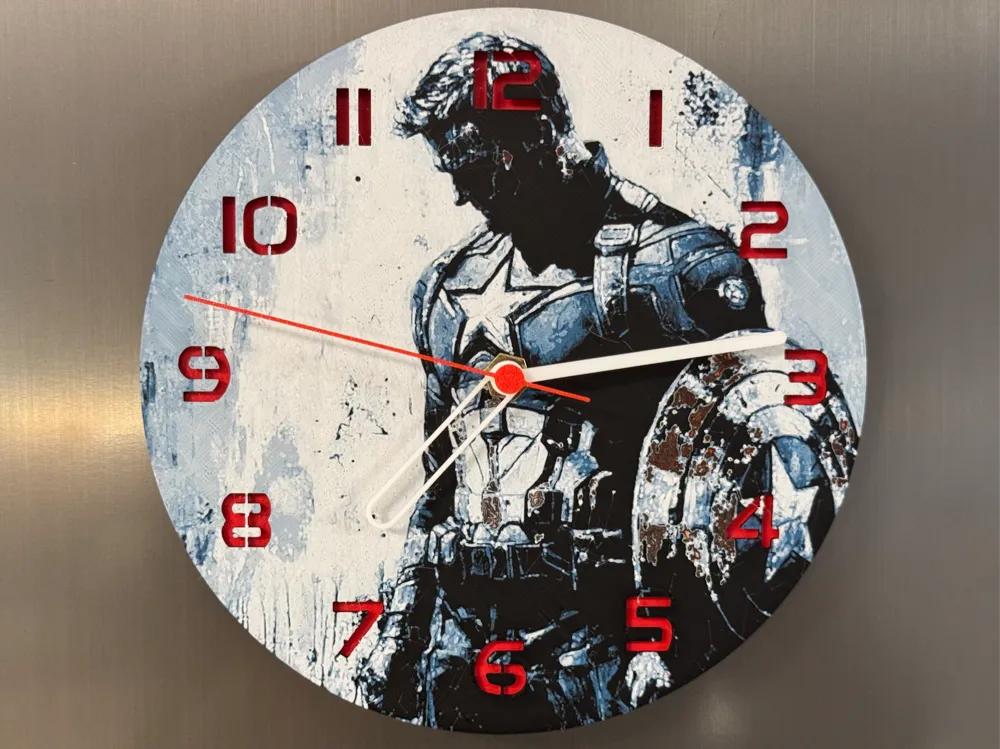 Horloge murale Captain America 245mm