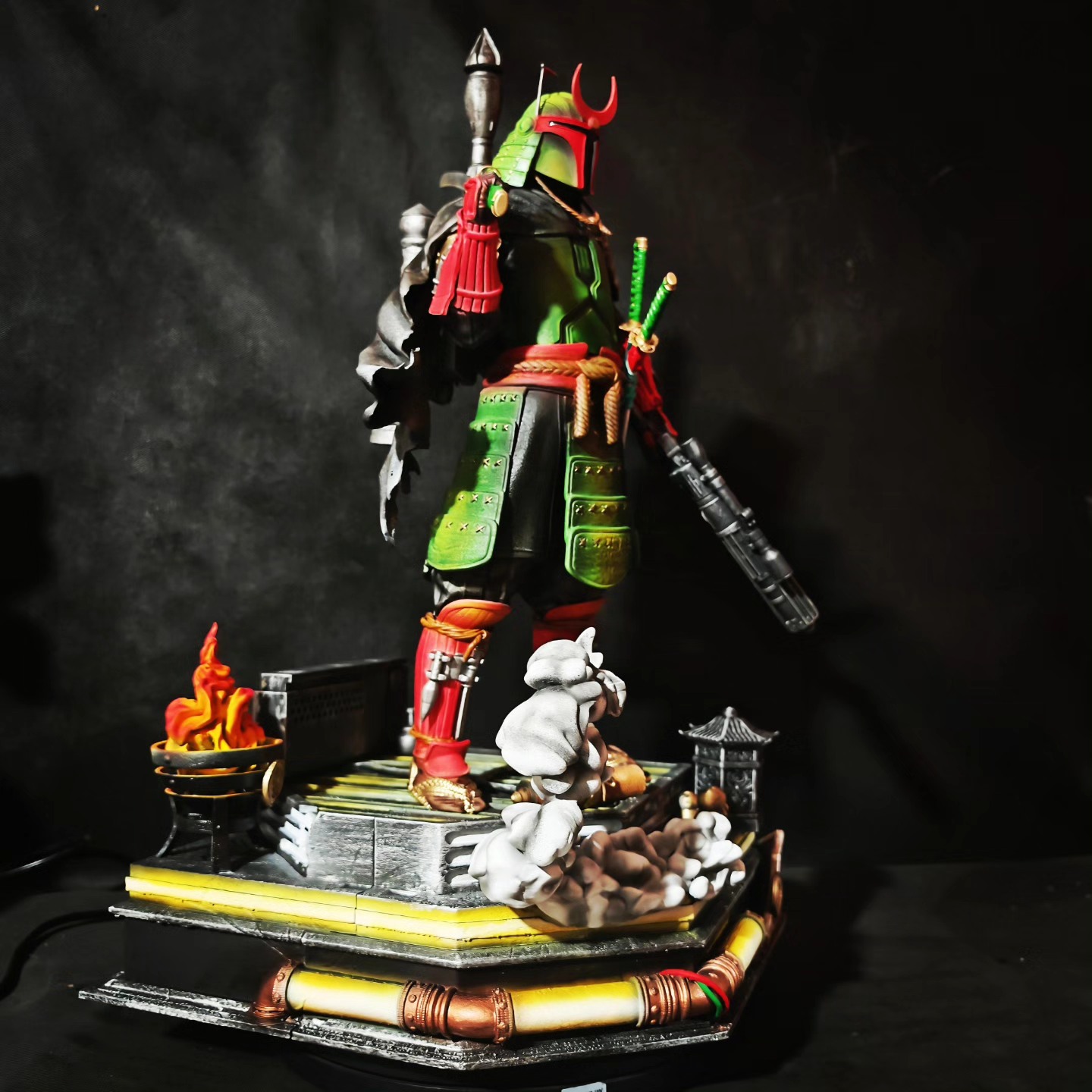 Figurine samouraï Boba Fett 1/5è