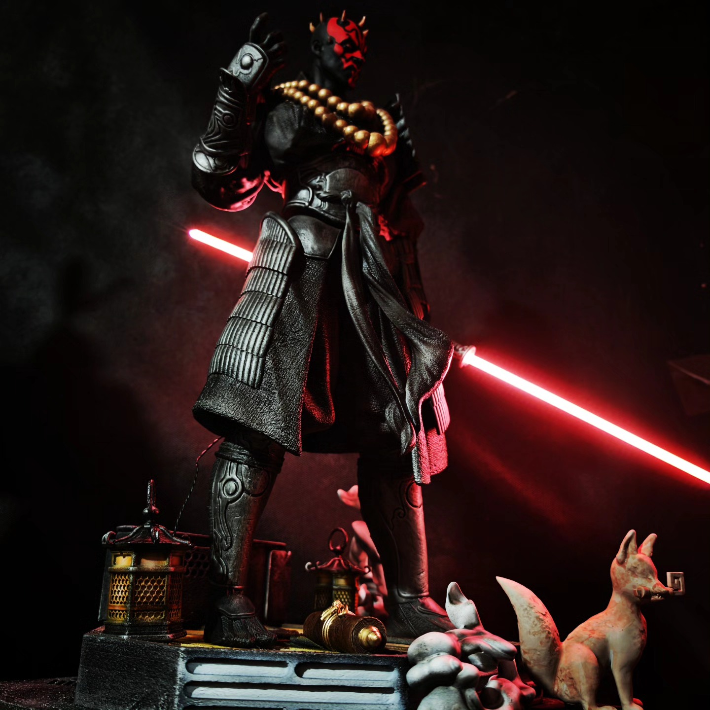 Figurine samouraï Dark Maul 1/5è
