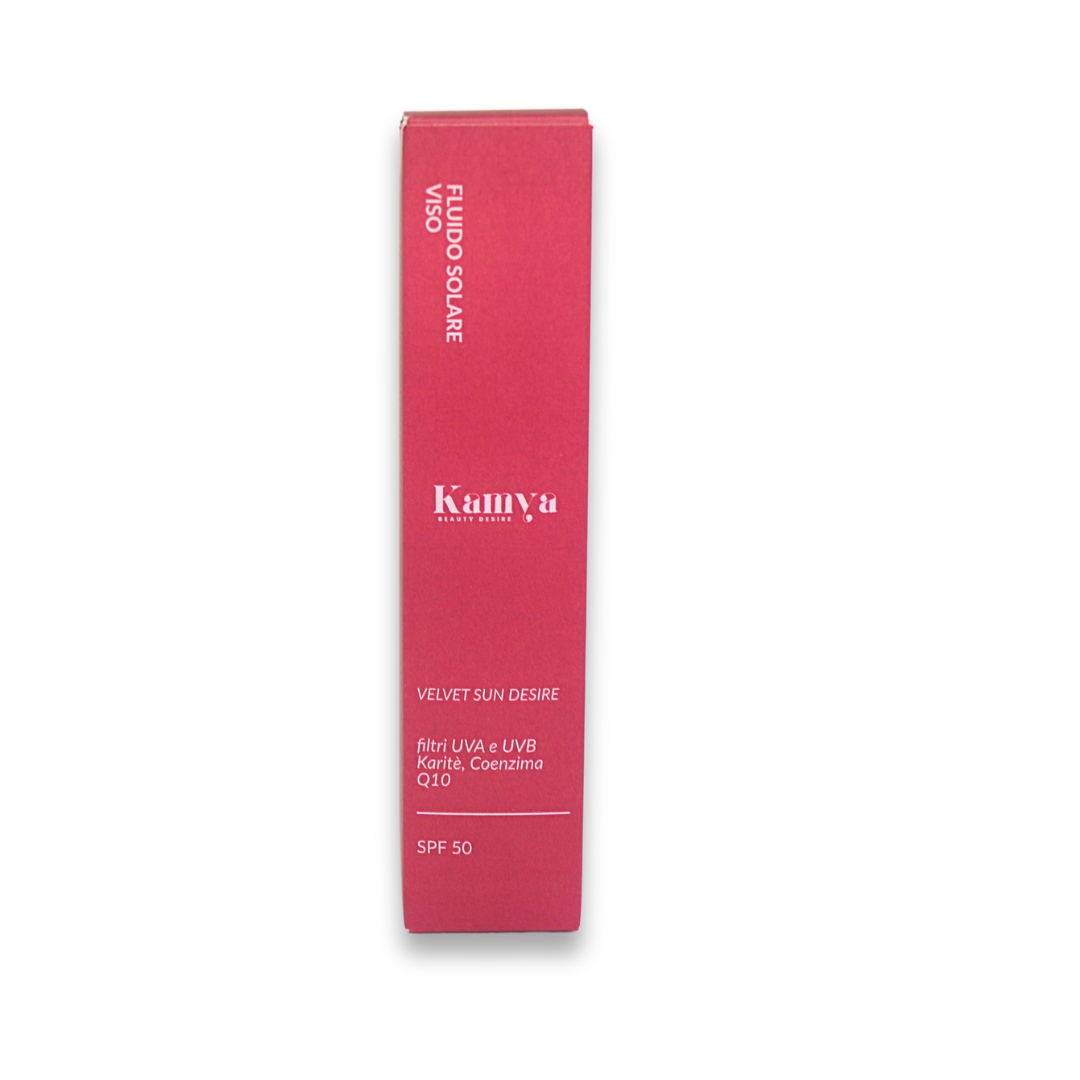 VELVET SUN DESIRE –  protezione solare viso SPF 50  