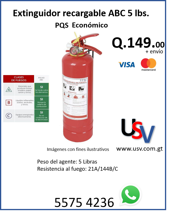 Extinguidores de fuego