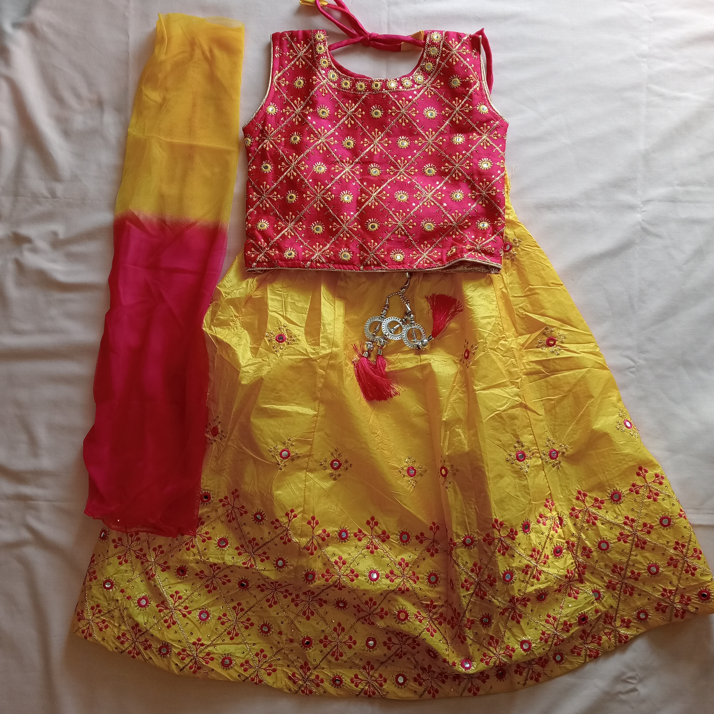 Girls lengha choli for special occasions 28 (7-8ys)  32 (9-10ys)