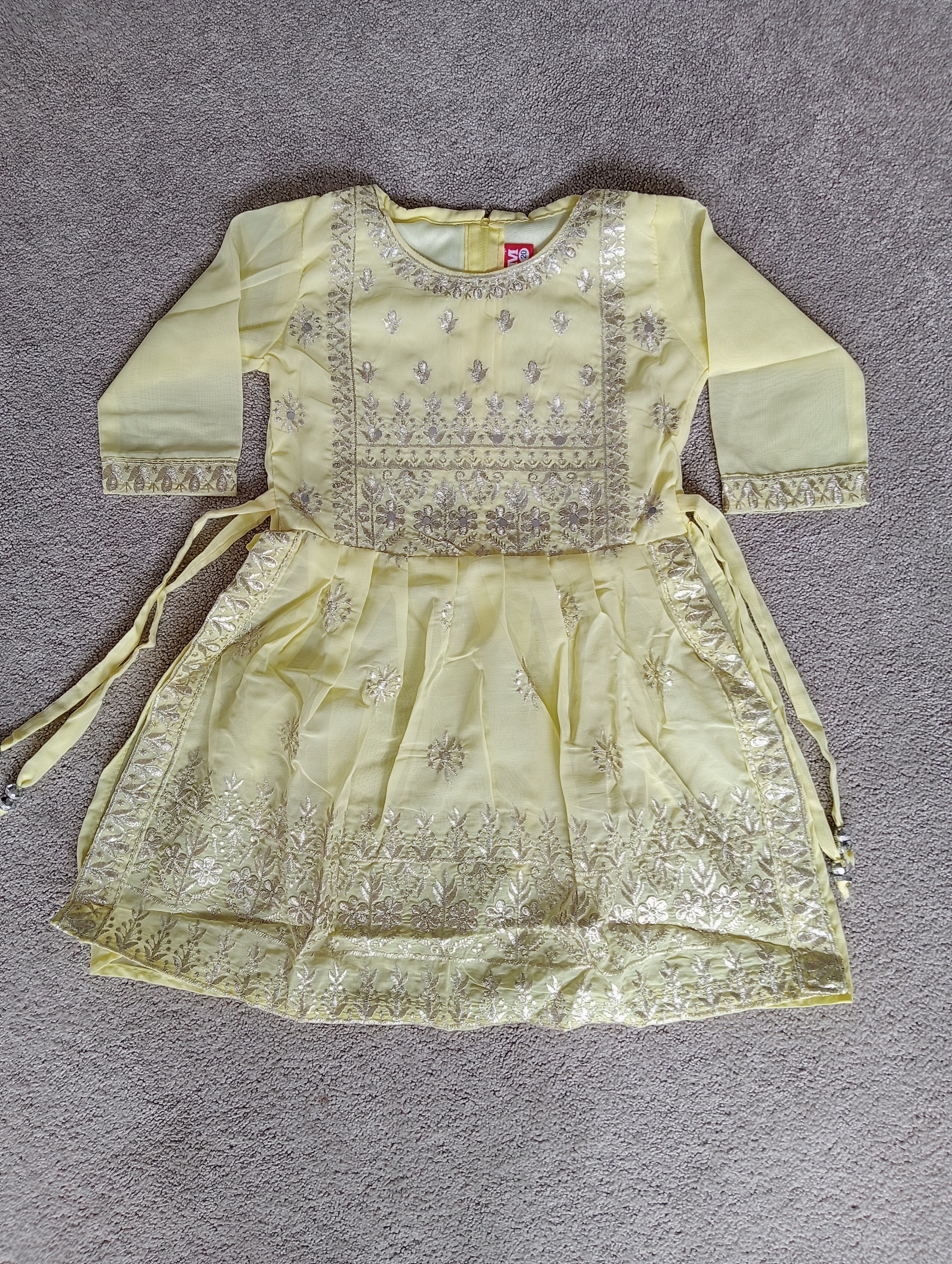 Kids Naira Cut Palazzo Suit 22 (3 years)
