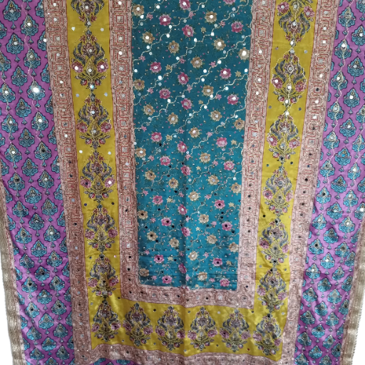 Ethnic wear / Pakistani dupatta/ multicolor dupatta